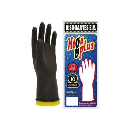 Guantes de caucho calibre 35